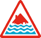 Severe Flood warning icon